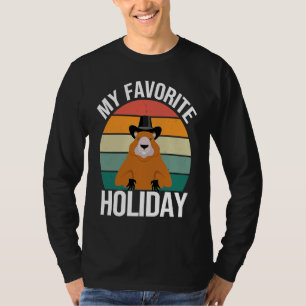 MEIN LIEBLINGSFEIERTAG MURMELTIER TAG SONNENUNTER T-Shirt