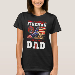 Mein Lieblingsfeuer nennt mich Vater Feuerwehrmann T-Shirt