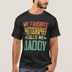 Mein Lieblingsfotograf nennt mich Daddy Vintage Re T-Shirt