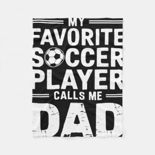 Mein Lieblingsfußballspieler nennt mich Dad Fleecedecke