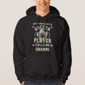 Mein Lieblingsfußballspieler nennt mich Grammi Soc Hoodie (Vorderseite)
