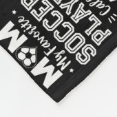 Mein Lieblingsfußballspieler nennt mich Mama Socce Fleecedecke (Ecke)