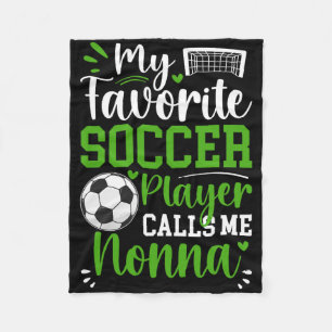 Mein Lieblingsfußballspieler nennt mich Nonna Socc Fleecedecke