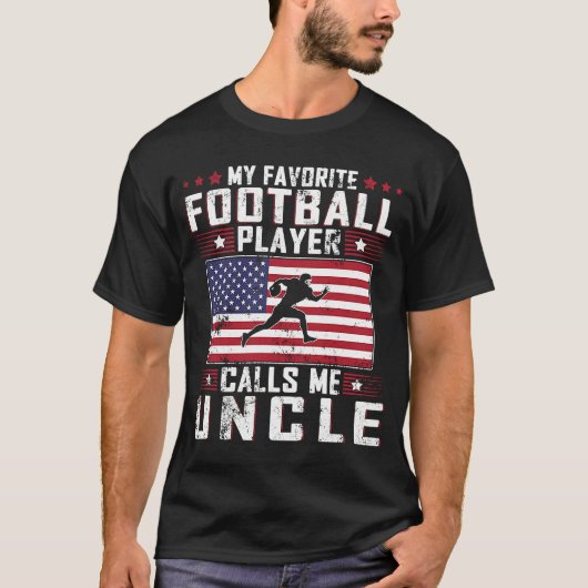 Mein Lieblingsfußballspieler nennt mich Onkel Vate T-Shirt (Vorderseite)