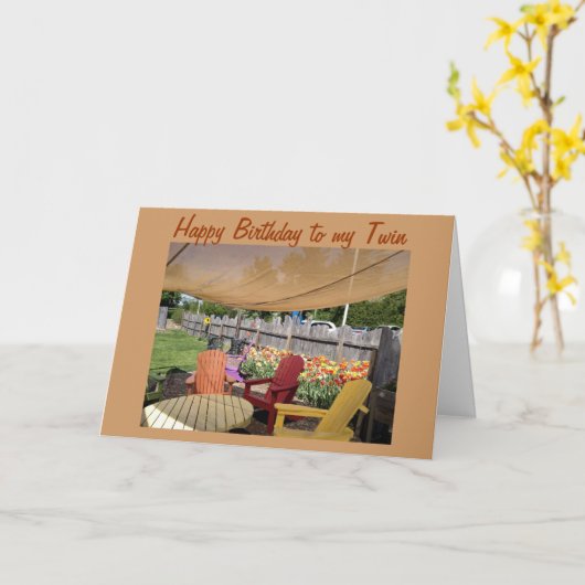 MEIN LIEBLINGSGÄSTE, BESTE FREUNDE/FAV PERSON GEBU KARTE (Gelbe Blume)