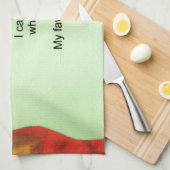 mein Lieblingsgedicht Geschirrtuch (Viertel Falte)