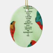 mein Lieblingsgedicht Keramikornament (Rechts)