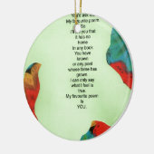 mein Lieblingsgedicht Keramikornament (Links)