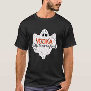 Mein Lieblingsgeist ist Vodka Halloween-Kostüm T-Shirt