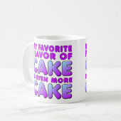 Mein Lieblingsgeschmack ist ein Funny Mug oder Tra Kaffeetasse (Vorderseite Links)