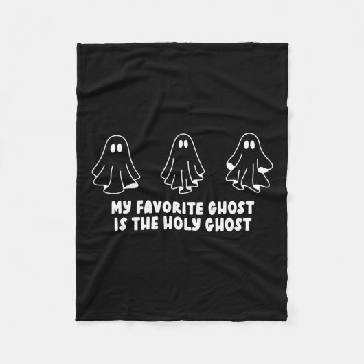 Mein Lieblingsghost ist der Heilige Geist Fleecedecke (Vorderseite)
