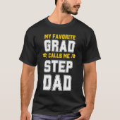 MEIN LIEBLINGSGRAD RUFT MICH STEPDAD Abschluss SVG T-Shirt (Vorderseite)