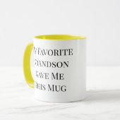 Mein Lieblingsgrandson gab mir diese Tasse Tasse (Vorderseite Links)