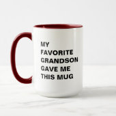 Mein Lieblingsgrandson hat mir diese Tasse lustig (Links)