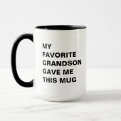 Mein Lieblingsgrandson hat mir diese Tasse lustig (Links)