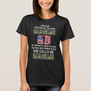 Mein Lieblingsheld trägt Combat Boots National Gua T-Shirt