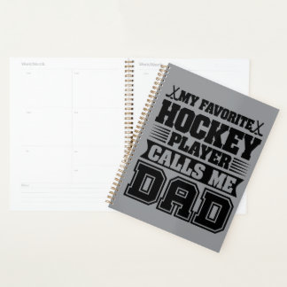 mein Lieblingshockeyspieler ruft meinen Vater an Planer