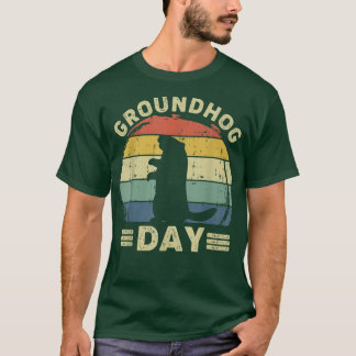 Mein Lieblingshotel Holiday Hog Sunset Groundhog D T-Shirt