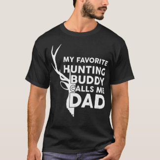 Mein Lieblingsjagdgefährte nennt mich Papa Lustige T-Shirt