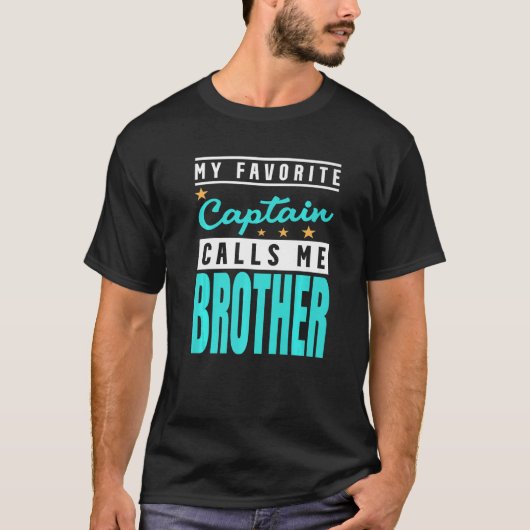 Mein Lieblingskapitän nennt mich Bruder Broth T-Shirt (Vorderseite)