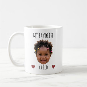 Mein Lieblingskind Benutzerdefiniertes Foto Gesich Kaffeetasse