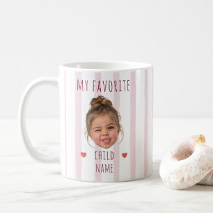 Mein Lieblingskind Benutzerdefiniertes Foto Gesich Kaffeetasse