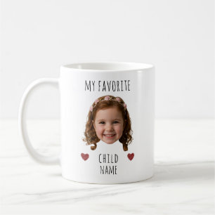 Mein Lieblingskind Benutzerdefiniertes Foto Gesich Kaffeetasse