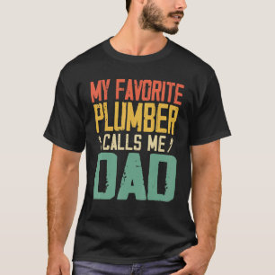 Mein Lieblingsklempner nennt mich Papa Vintage Ret T-Shirt