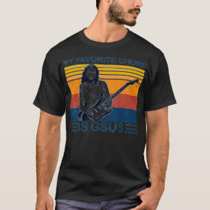 Mein Lieblingskord ist Gsus Jesus spielen Gitarre  T-Shirt