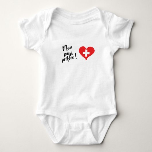Mein Lieblingsland Baby Strampler (Vorderseite)
