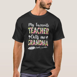 Mein Lieblingslehrer nennt mich Oma Muttertag T-Shirt