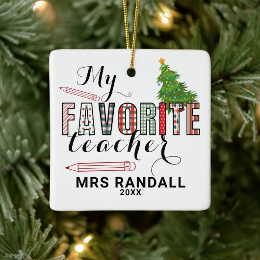 Mein Lieblingslehrer Weihnachtsschmuck (Baum)