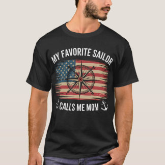 Mein Lieblingsmatrose nennt mich Mama - Stolz auf T-Shirt