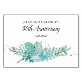 Mein Lieblingsmoment zum Jubiläum Sukkulent Tischnummer (Rückseite)