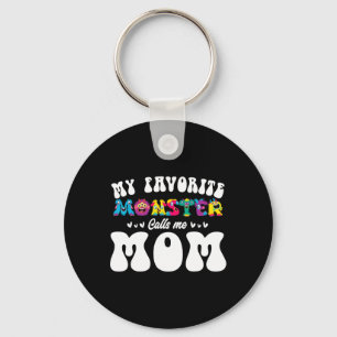Mein Lieblingsmonster nennt mich Mama Spaß Mutter Schlüsselanhänger