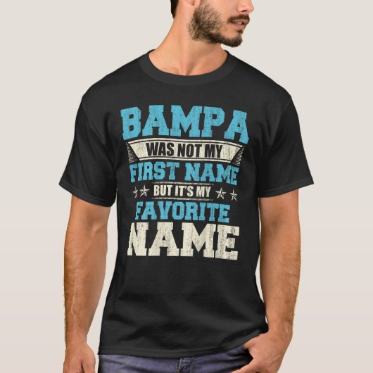 Mein Lieblingsname ist Bampa Vatertag Weihnachtsge T-Shirt (Vorderseite)