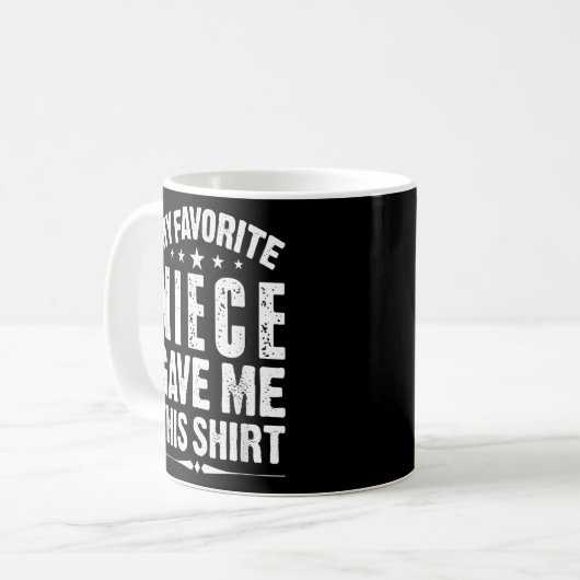 Mein Lieblingsniece gab mir dieses Geschenk für On Kaffeetasse (Vorderseite Links)