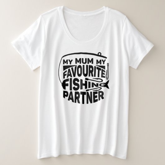 MEIN LIEBLINGSPARTNER. GROßE GRÖßE T-Shirt (Design vorne)