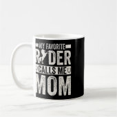 Mein Lieblingspferder nennt mich Mama Funny Horseb Kaffeetasse (Links)