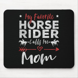 Mein Lieblingspferder nennt mich Mama Pferderücken Mousepad