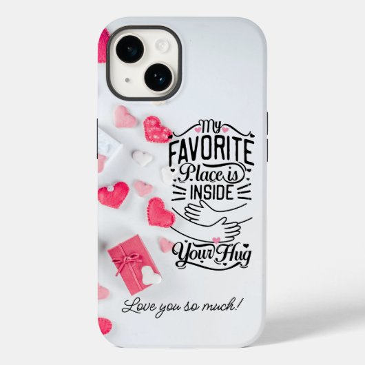 Mein Lieblingsplatz ist in deinem Umarmungswallist Case-Mate iPhone Hülle (Rückseite)