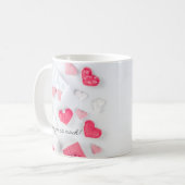 Mein Lieblingsplatz ist in deinem Umarmungswallist Kaffeetasse (Vorderseite Links)