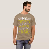 Mein Lieblingsplatz ist Musikfreund T-Shirt (Vorne ganz)