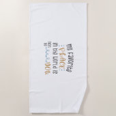 Mein Lieblingsplatz ist neben dir Strandtuch (Vorderseite)