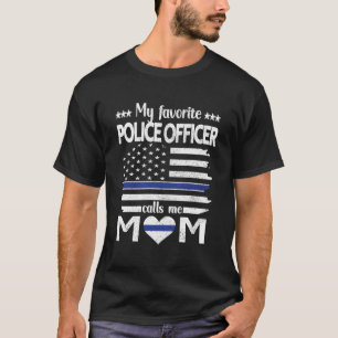 Mein Lieblingspolizist nennt mich Mama Blue Line T-Shirt