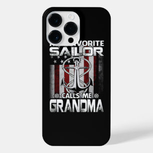 Mein Lieblingssailor nennt mich GRANDMA Navy Veter iPhone 14 Pro Max Hülle