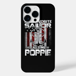 Mein Lieblingssailor nennt mich POPPIE Navy Vetera iPhone 14 Pro Max Hülle