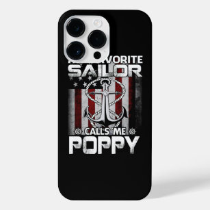 Mein Lieblingssailor nennt mich POPPY Navy Veteran iPhone 14 Pro Max Hülle