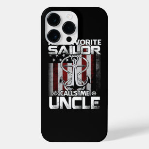 Mein Lieblingssailor nennt mich UNCLE Navy Veteran iPhone 14 Pro Max Hülle