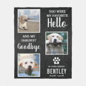 Mein Lieblingssatz für Foto und Haustiere: Verlust Fleecedecke (Vorderseite)